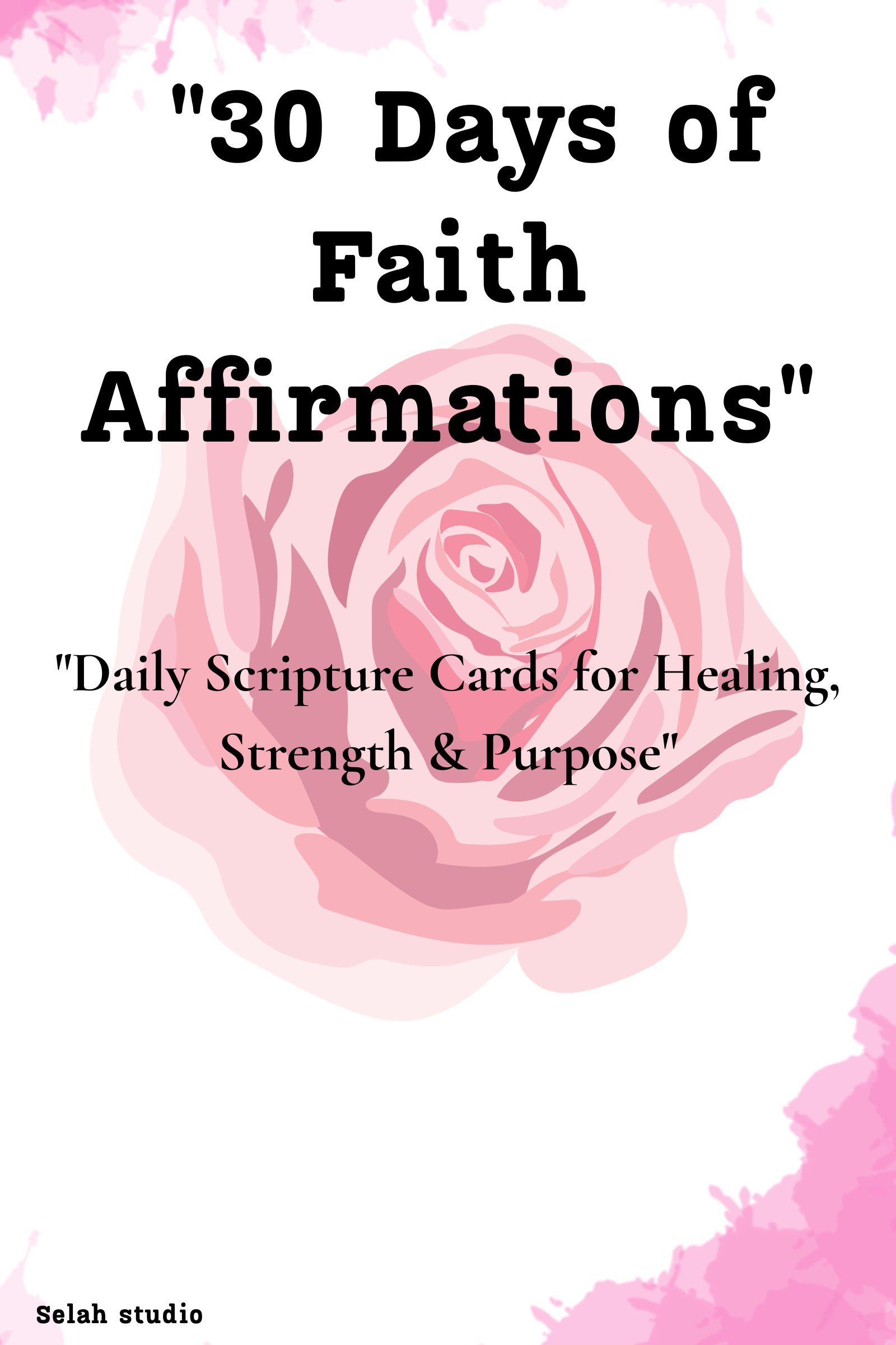 "Daily Scripture Cards for Healing, Strength & Purpose"