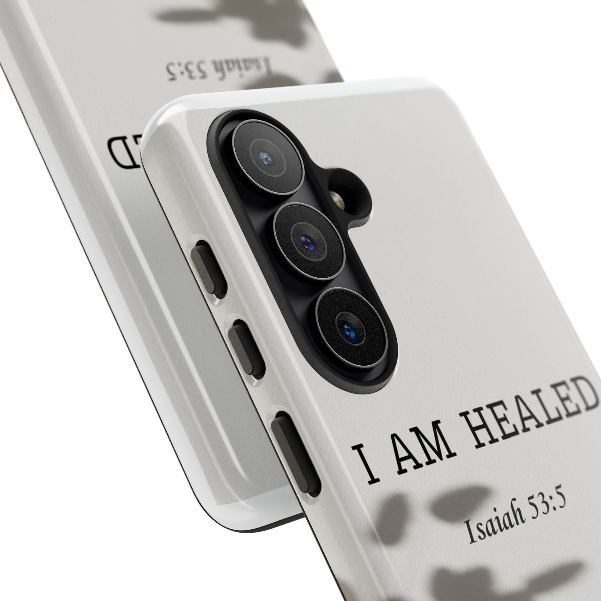 Phone Case — “I Am Healed” Isaiah 53:5 Christian Protective Cover