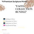 Faith Collection Bundle — 4 Scripture Prints